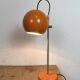 Lampe de table hongroise orange vintage d'Elektrofem, années 1970