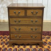 English mahogany commode from the 1950s.