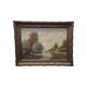 H. Sanders Classic Dutch Landscape Painting, 1950/70s