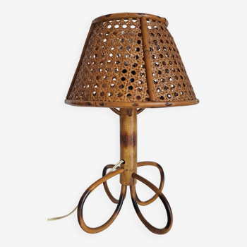 Lampe bambou ancienne