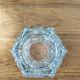 Vintage hexagonal crystal vase