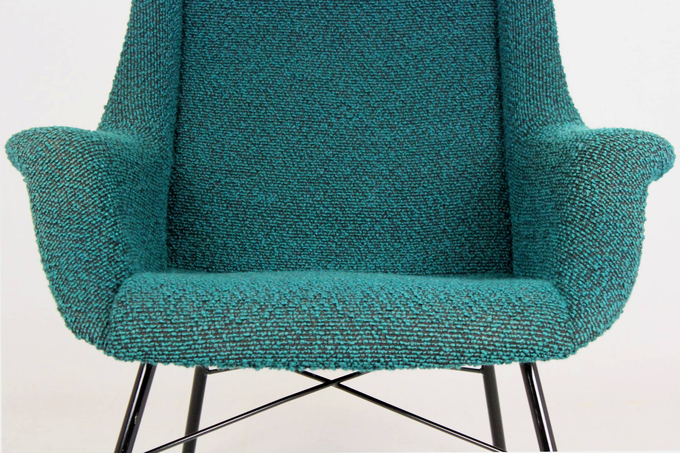 Wingback Lounge Chair by Miroslav Navrátil, Czechoslovakia, 1960s