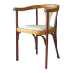 Thonet Art Deco armchair 1930, No. A 967 F, leather saddle.