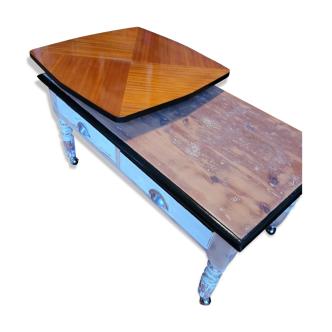 Wooden coffee table