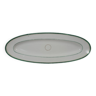 Thick porcelain fish dish
