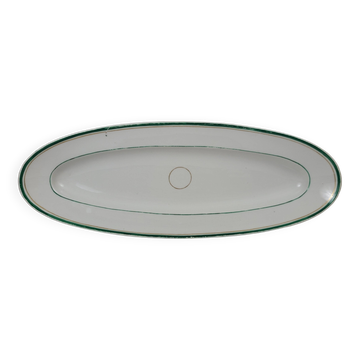 Plat à poisson en porcelaine