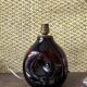 Blown glass lamp signed Morin
