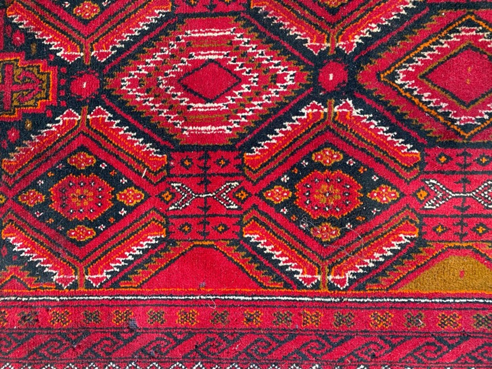 Belutch persian carpet 100x216 cm