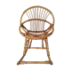 Rocking-chair "shell" in rattan, for children
