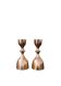 Bougeoirs vintage en laiton massif - lot de 2