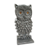 Sculptural paper press nice cast aluminum design 70s