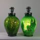 Pair of chrome glass table lamps Ikora WMF Art Deco Karl Wiedmann 1930