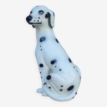 Chien Dalmatien en faience 70’s