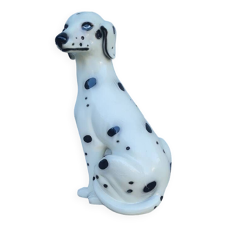 Chien Dalmatien en faience 70’s