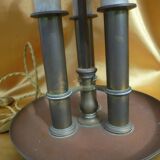 Lampe bouillotte 3 feux abat-jour tole
