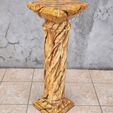 Iron column imitation marble
