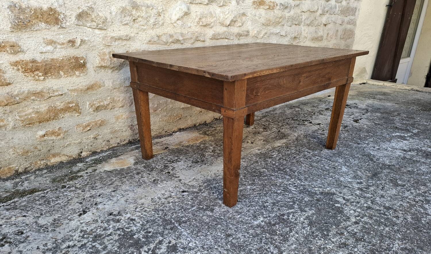 Table basse en chêne