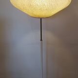 Floor lamp with a Rispal style lampshade