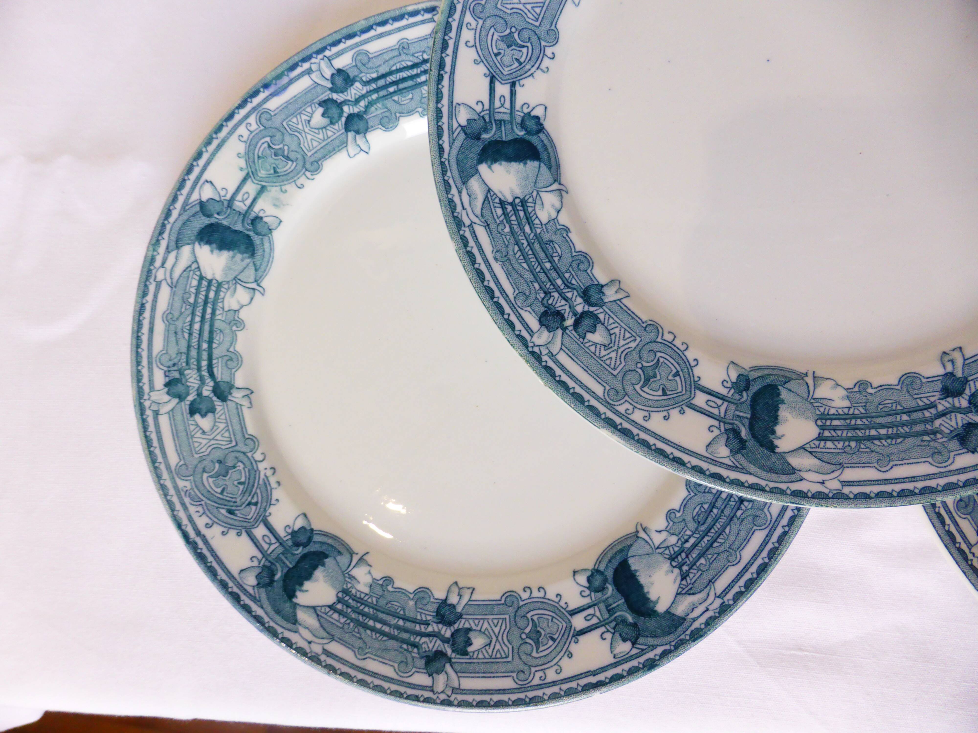 4 assiettes dessert vintage de CM&C modèle Massena 220618