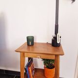 50s side table with compass legs