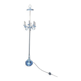 Vintage Chrome Floor Lamp Space Age, 1970s, Sciolari, Metal