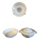 Set of tureen, salad bowl and "Irene" dish in Luneville earthenware