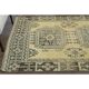 1970s Vintage Turkish Hand-Knotted Wool Cotton Orange Runner Rug 120x348