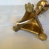 Brass lamp with lion claw feet Italy