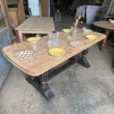 Solid wood dining table