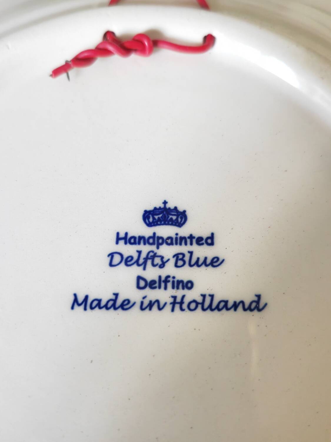 Delft mill and boats plate