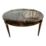 Empire style coffee table in solid bronze