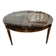 Empire style coffee table in solid bronze