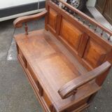 Banc coffre en chêne