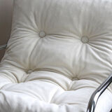 Restored vintage chair in corduroy