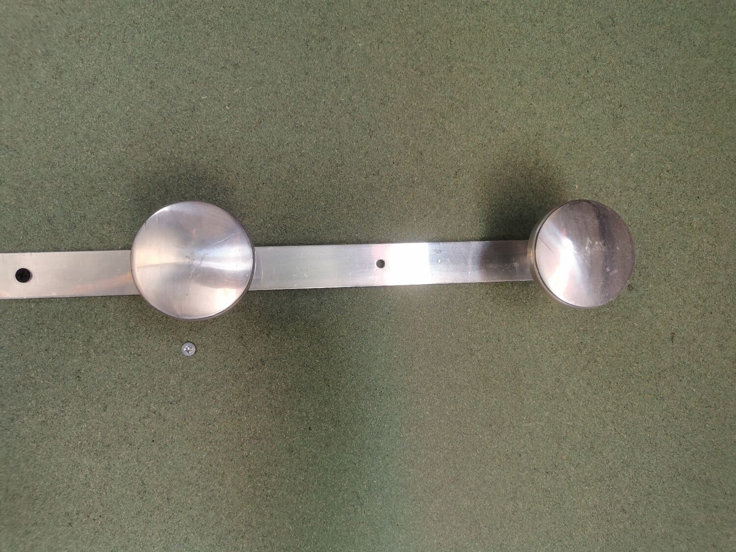 Vintage chromed metal hook