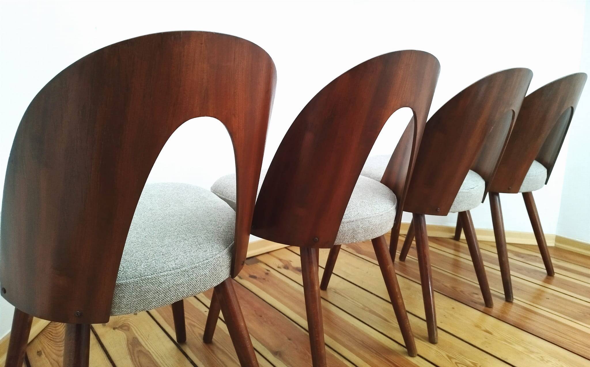 Dining Chairs by A. Suman for Tatra Nabytok, Former Czechoslovakia, 1960s, Set of 4