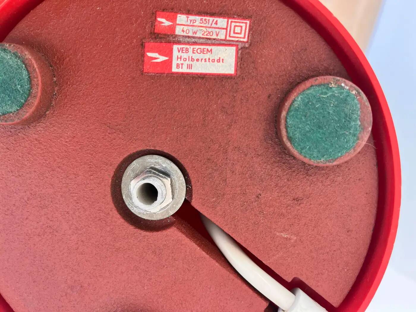 XL midcentury Space Age table lamp, Sputnik or Atom, 1970s - Germany