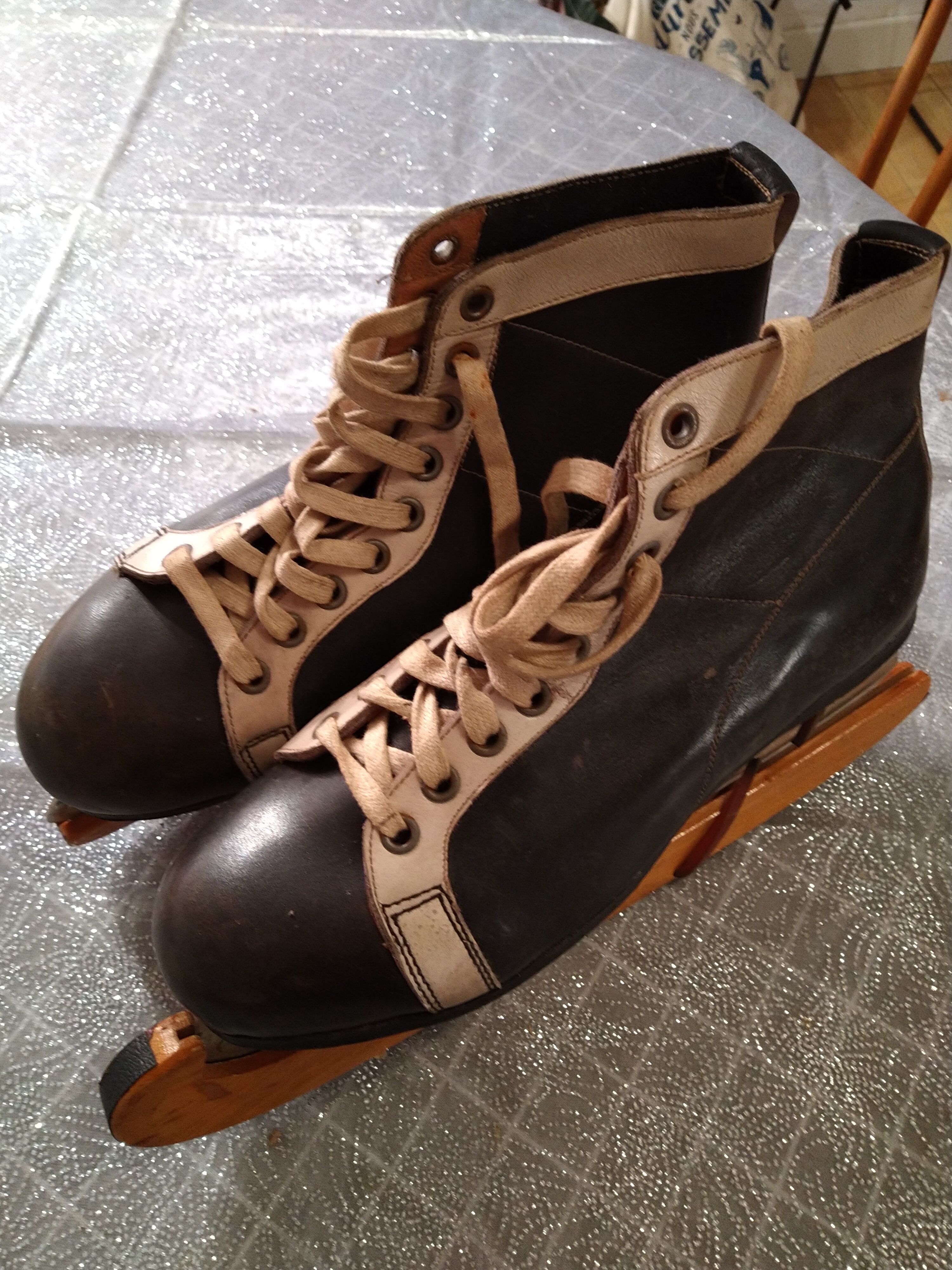 vintage sweden donnay ice skates