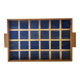 Blue checkered plate unique piece