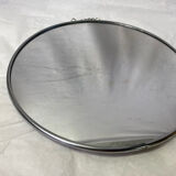 Round vintage barber mirror