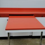 Formica sideboard with its 70' retractable table