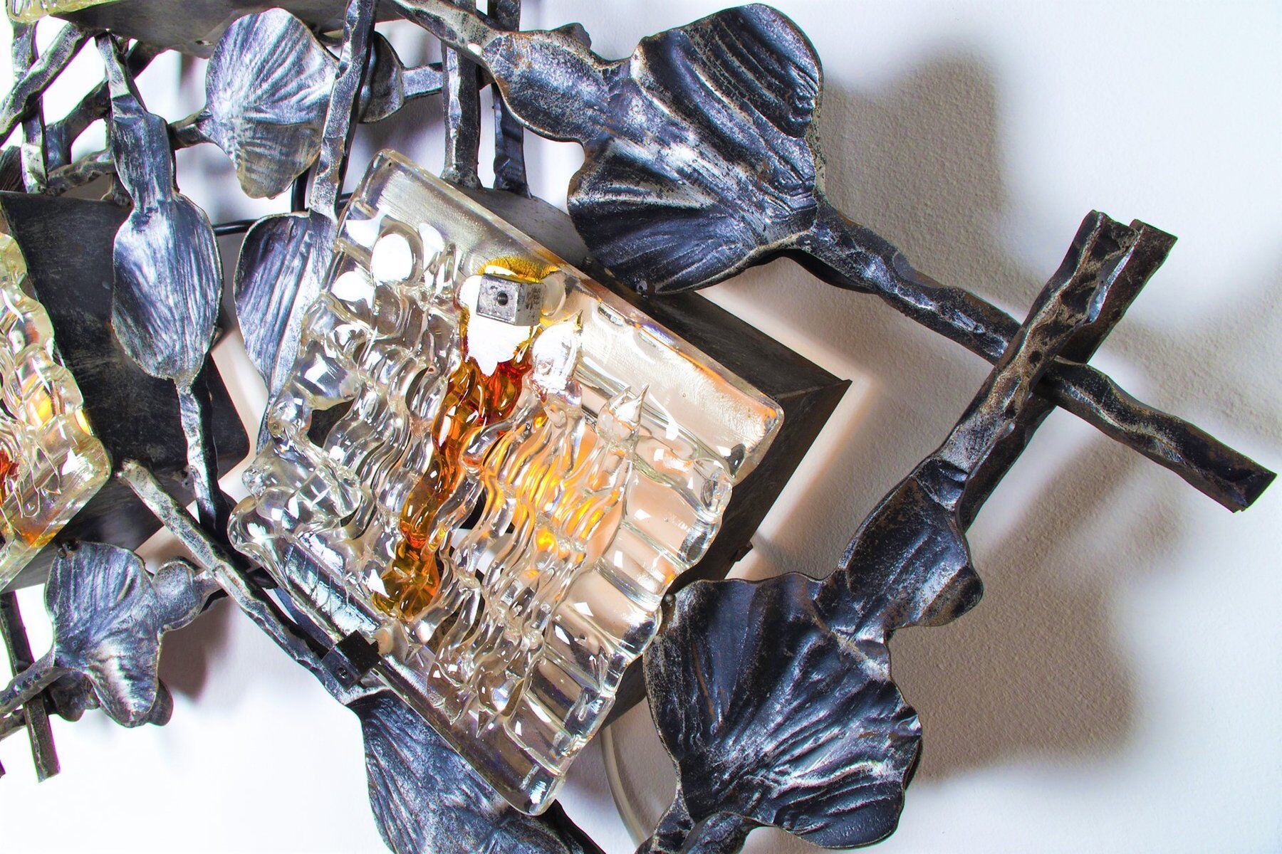 Wall applique by Tom Ahlstrom for Lampe A -E in 1970