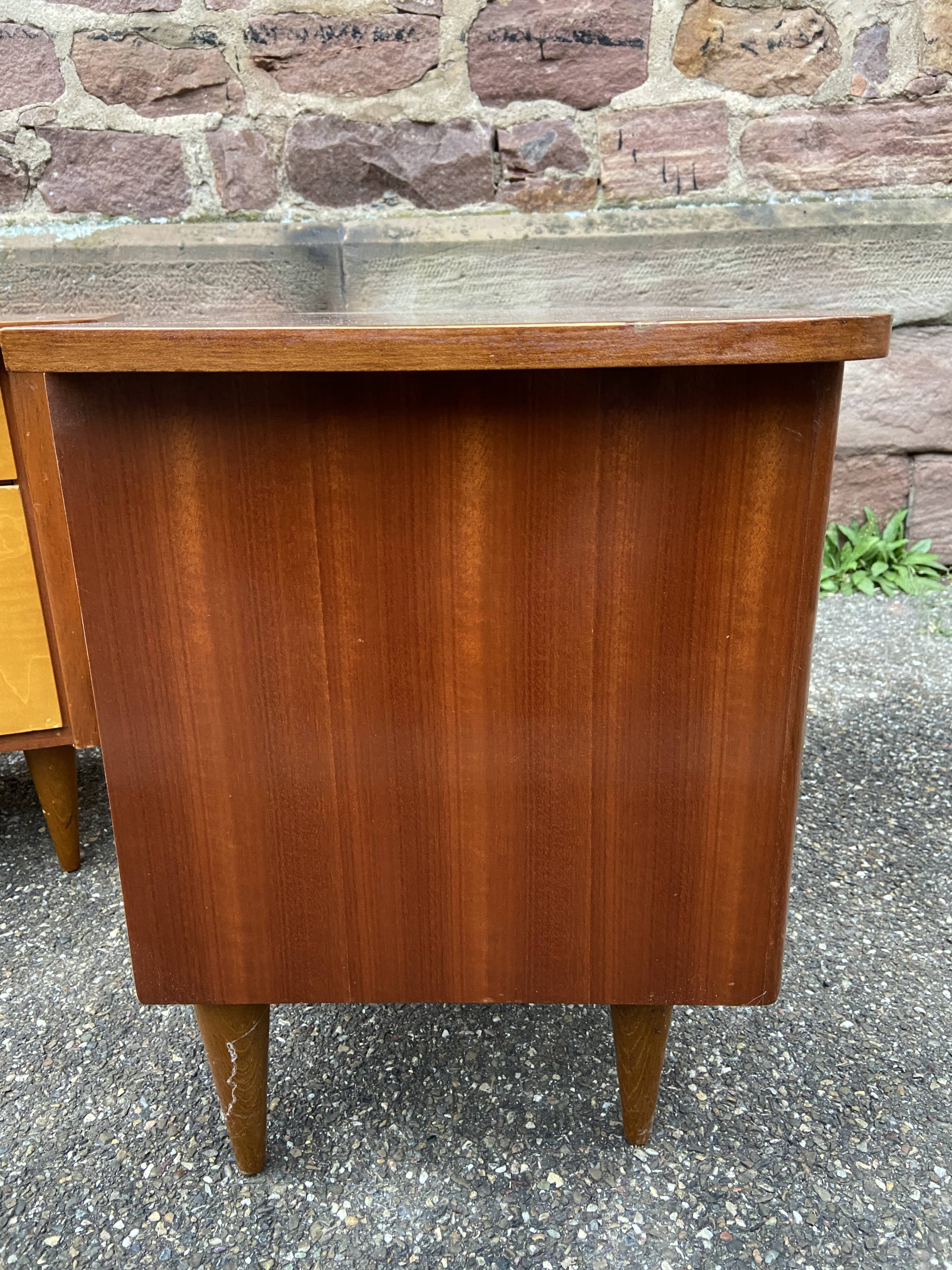 Pair of vintage Mid Century bedside tables vintage 1960s
