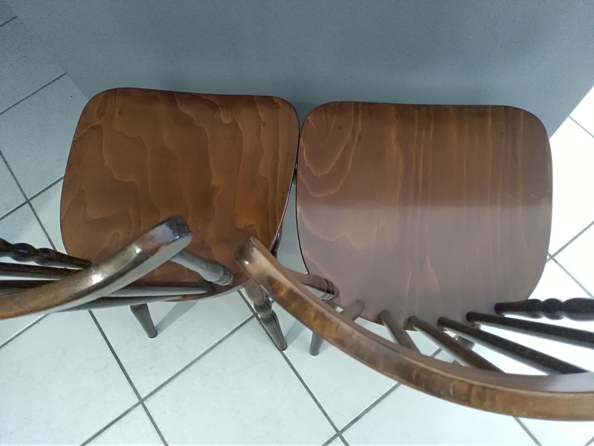 Suite of 6 Chairs by Bistrot Baumann Tacomaacoma 1970