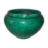 Ceramic pot cover signed jérome massier