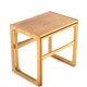 Ensemble de 2 tables gigognes en chêne - design danois - moderne du milieu du siècle