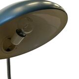 Vintage turquoise metal desk lamp / table lamp