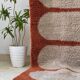 Handmade Moroccan wool rug size 3/4 m