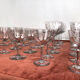 Service de verres en cristal taillé 42 pièces
