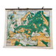 Old map Paul Kaeppelln Europe Physical